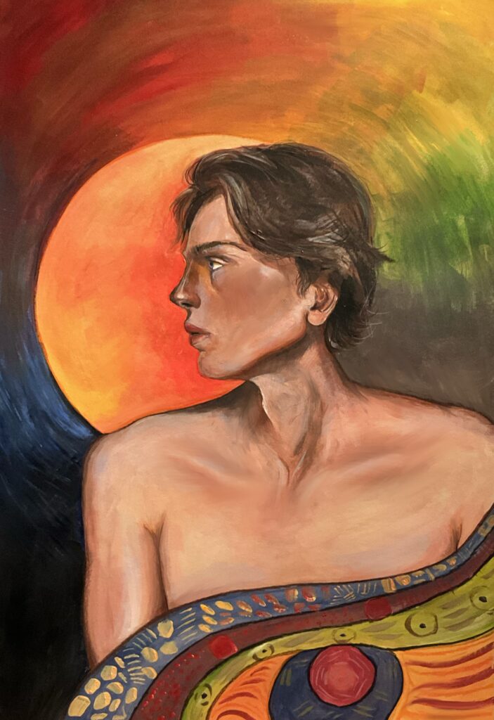 colors of the sun papier acryl